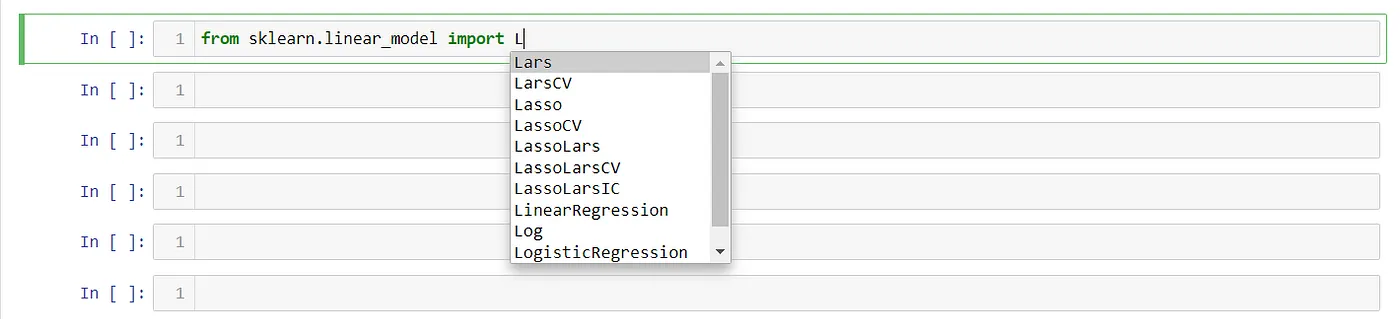 Code completion